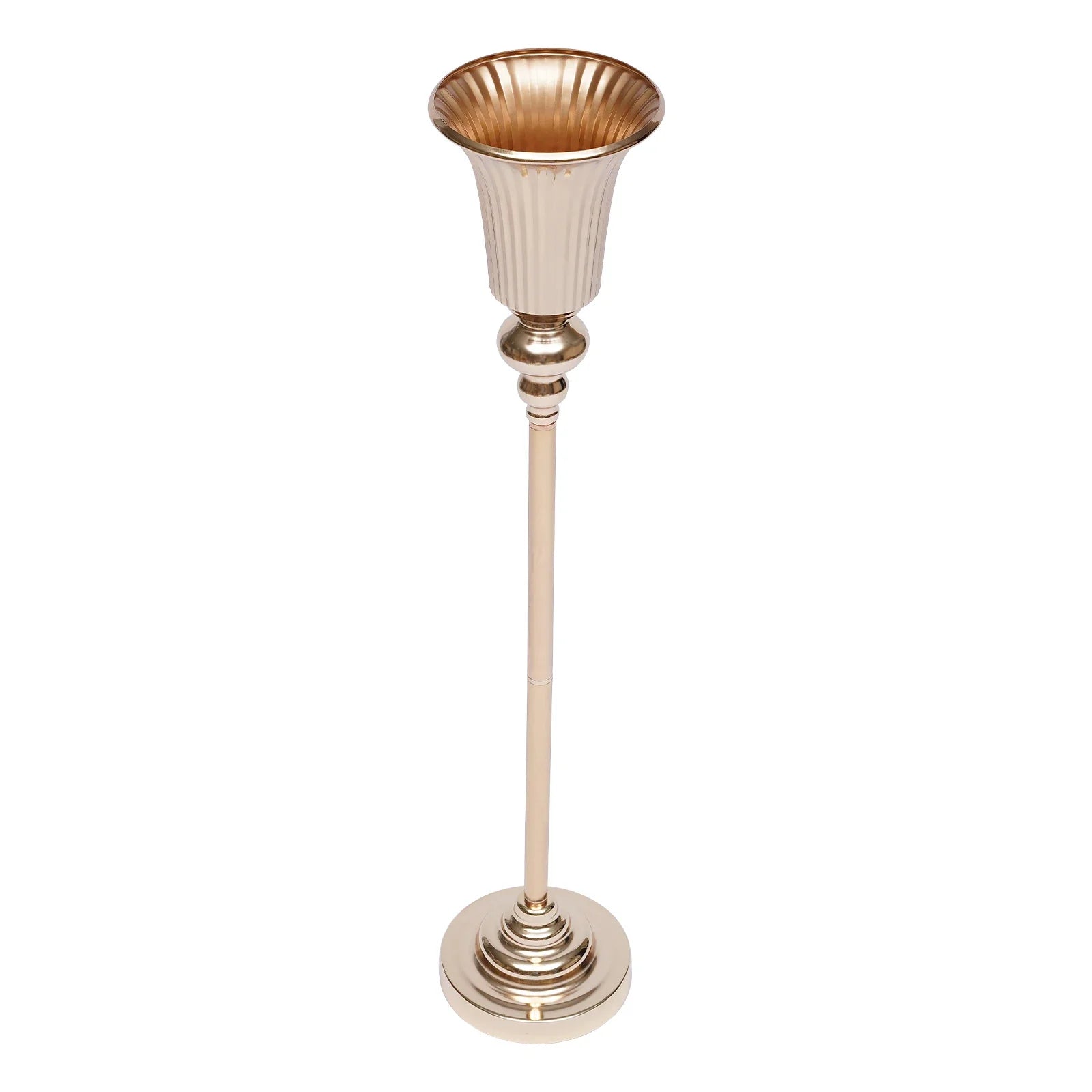 10Pcs Versatile Wedding stands Metal Trumpet Holders Vases For Weddings, Party Decorations    Home Decor Supply | Online Retail | ShoreShopper.com