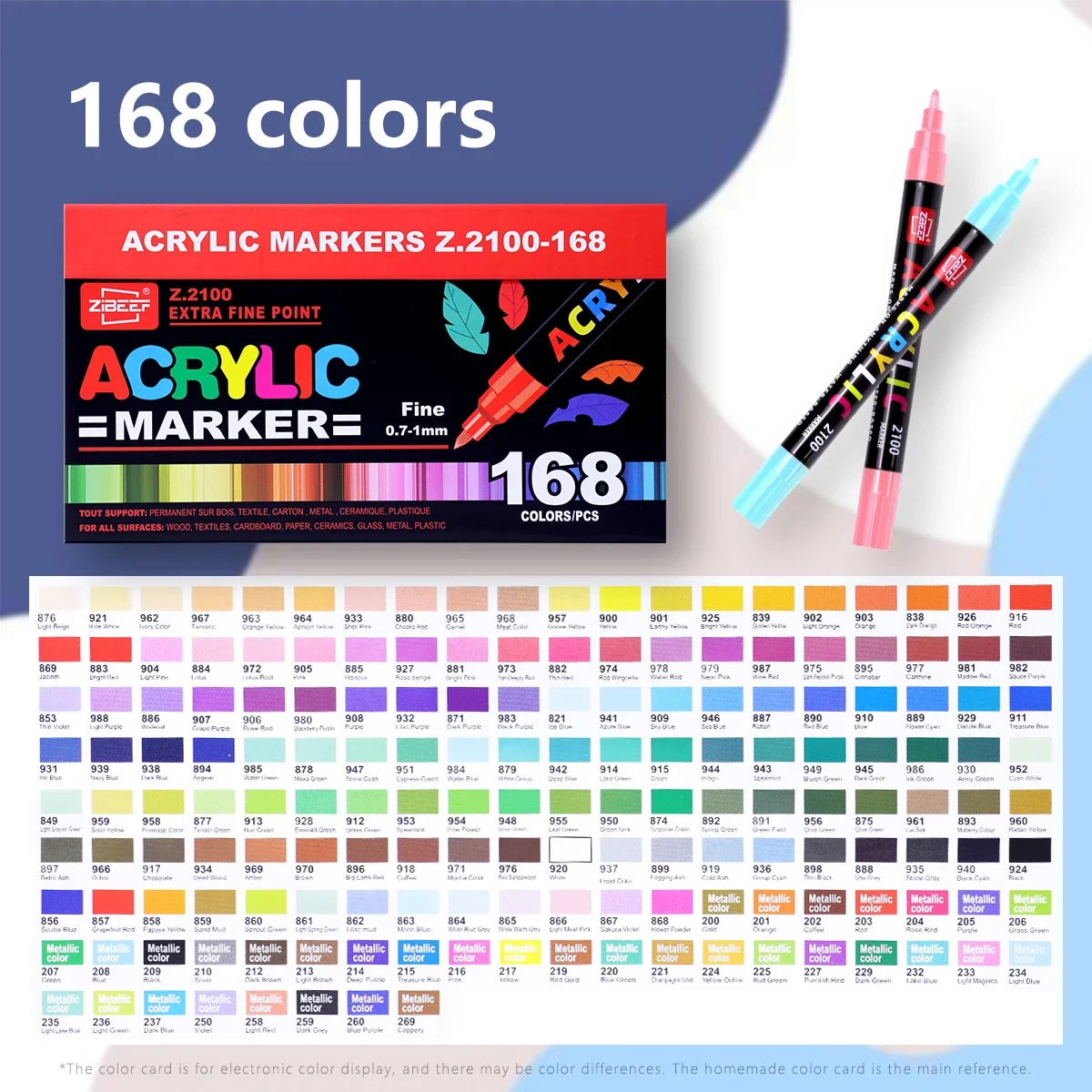 36-240 Acrylic Paint Markers, Waterproof & High Saturation for Wood,Metal,Plastic,Fabric,Glass,Ceramic Painting DIY Art Supplies    Home Decor Supply | Online Retail | ShoreShopper.com