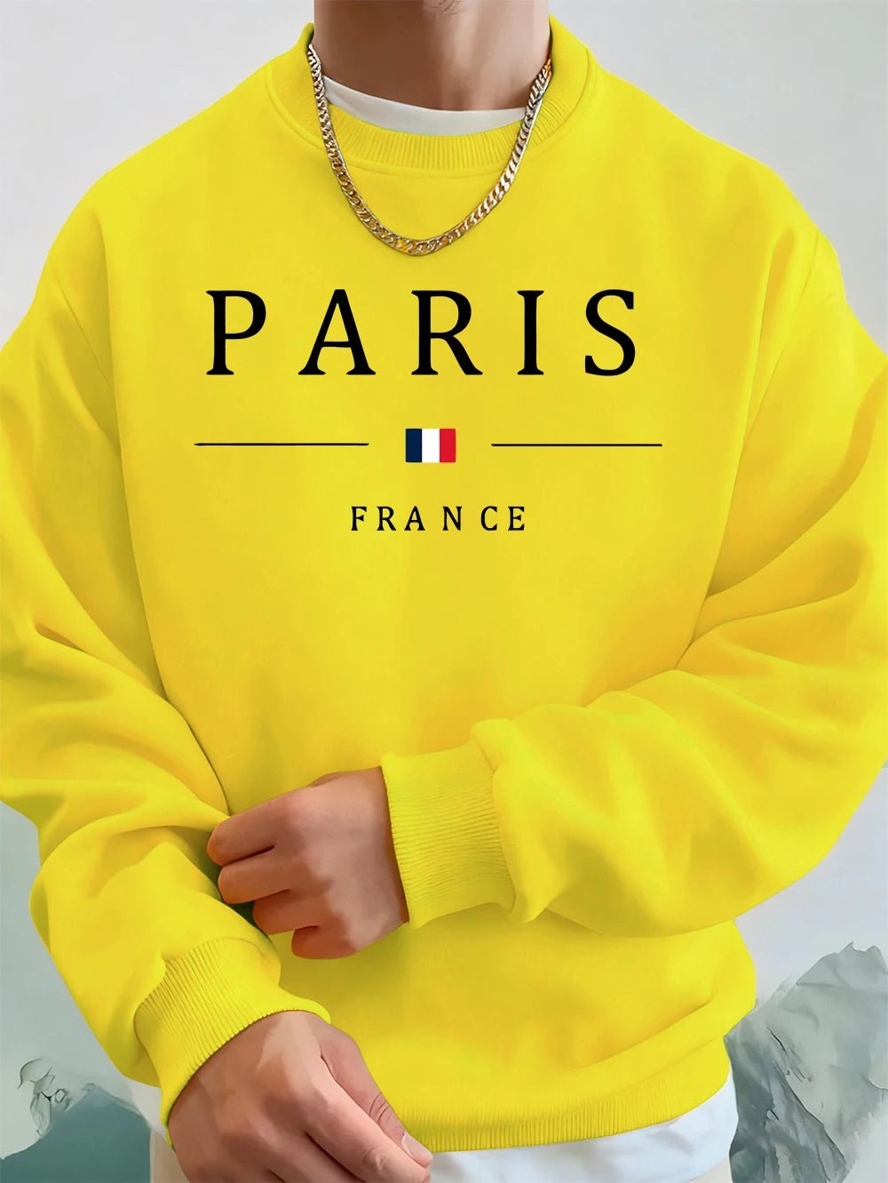 Paris France Flag Printing Men'S Hoodies Autumn Oversize Sweatshirt Hip Hop Crewneck Fleece Warm Streetwear Street Men Clothes    Home Decor Supply | Online Retail | ShoreShopper.com