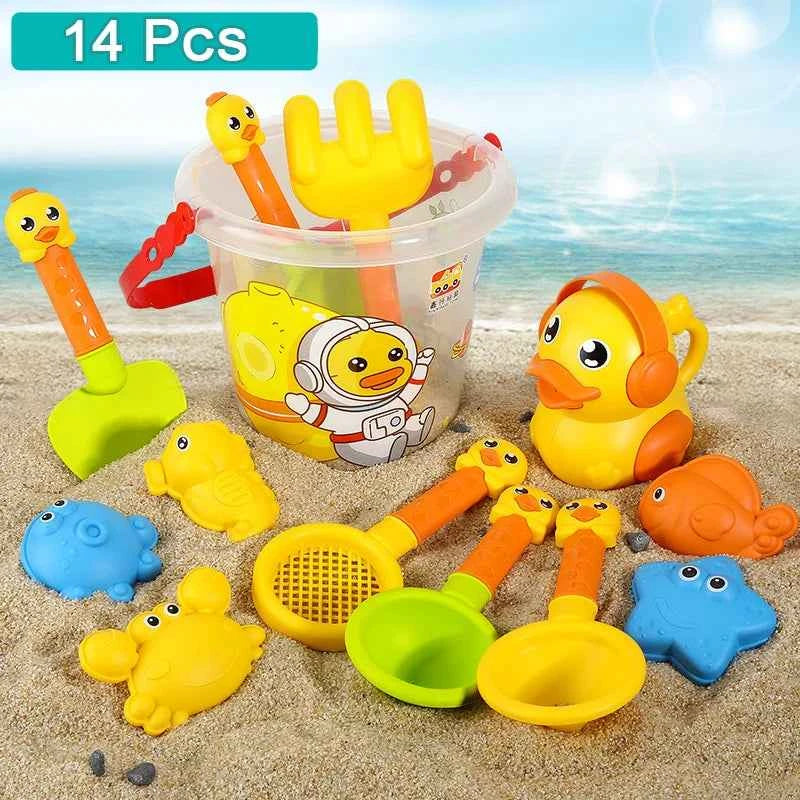 Beach Toys for Kids Sand Set Sand Bucket Beach Shovel Toys for Toddlers Summer Beach Game Children Toys Water Play Tools