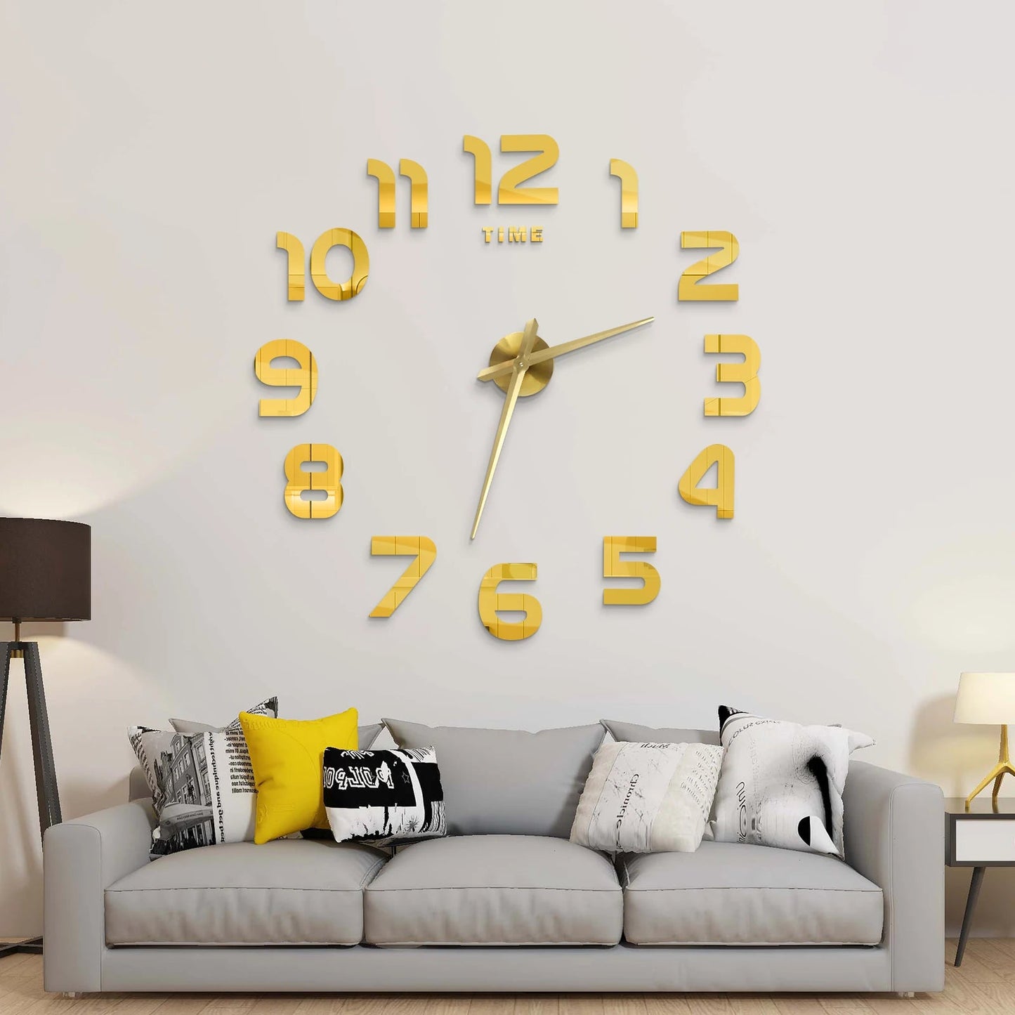 2D/3D Large Roman Numeral Acrylic Mirror Wall Clock Sticker Fashion DIY Quartz Clocks Watch Home Decoration Living Room Stickers    Home Decor Supply | Online Retail | ShoreShopper.com