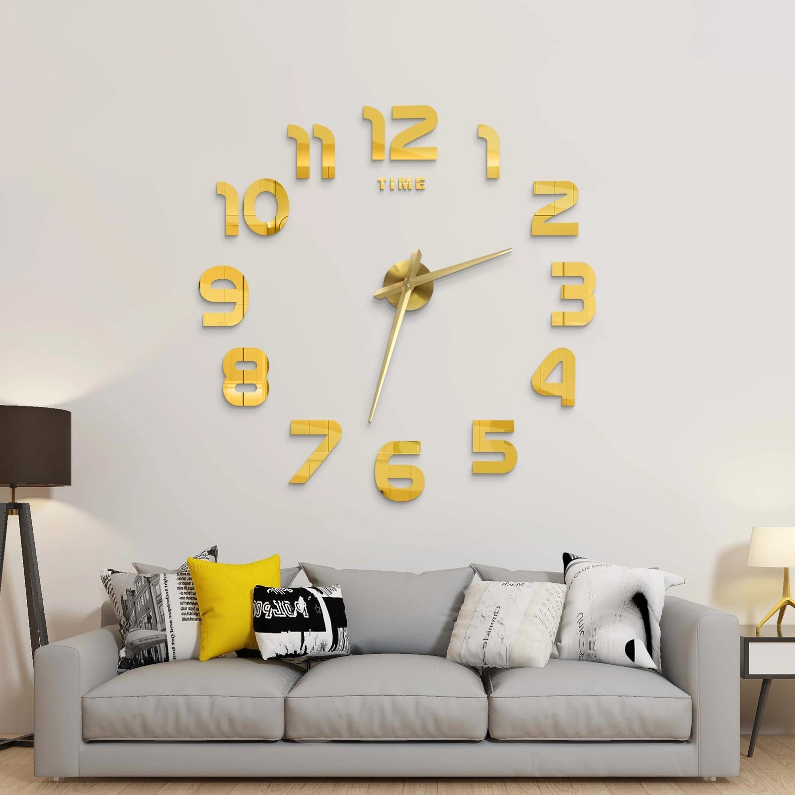 2D/3D Large Roman Numeral Acrylic Mirror Wall Clock Sticker Fashion DIY Quartz Clocks Watch Home Decoration Living Room Stickers    Home Decor Supply | Online Retail | ShoreShopper.com