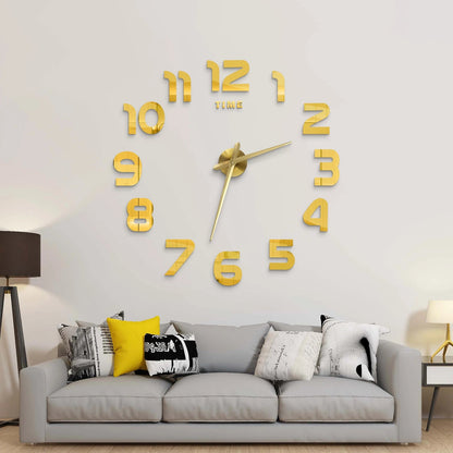 2D/3D Large Roman Numeral Acrylic Mirror Wall Clock Sticker Fashion DIY Quartz Clocks Watch Home Decoration Living Room Stickers    Home Decor Supply | Online Retail | ShoreShopper.com
