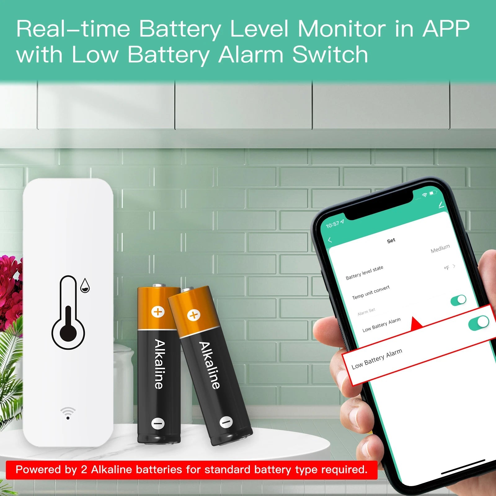 MOES Tuya Smart WiFi Temperature Humidity Sensor Hygrometer Thermometer Detector Smart Scene Linkage with Alexa Google Home    Home Decor Supply | Online Retail | ShoreShopper.com