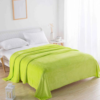 Soft Fuzzy Fleece Throw Blanket Twin Colorful Luxury Warm Cozy Couch Blanket Plush Microfiber Blanket For Bed Sofa Travel