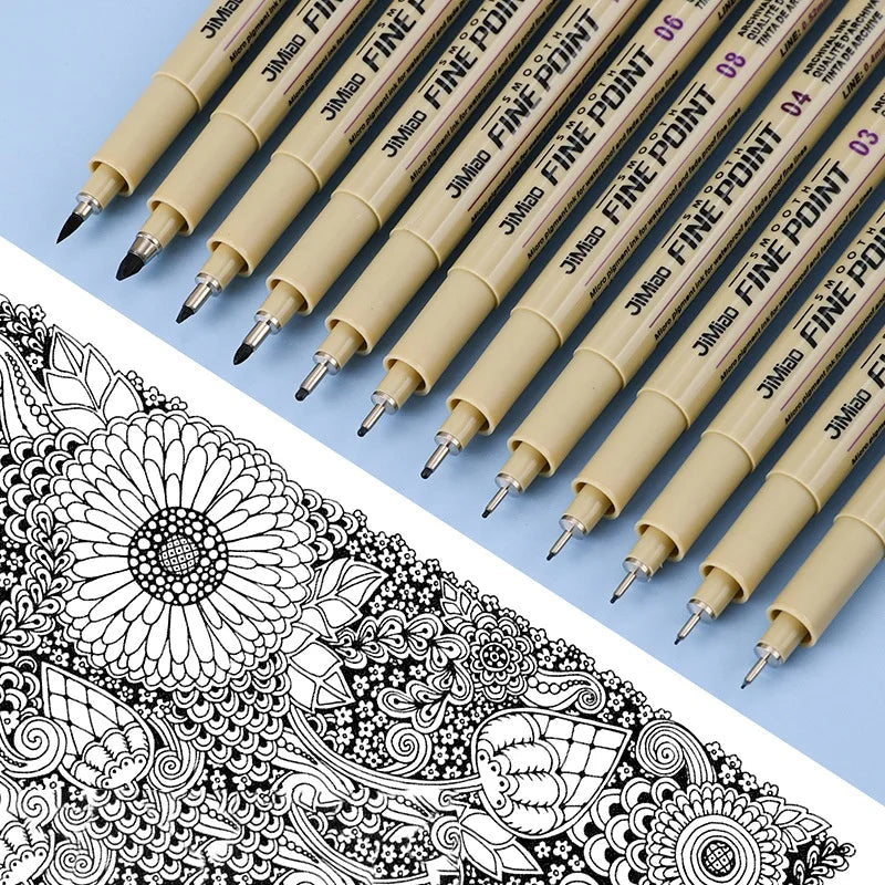 Line Drawing Pen Art Pigment Ink Drawing Waterproof Art Architecture School Supplies Paint Brushes Pinceles Painting Supplies    Home Decor Supply | Online Retail | ShoreShopper.com