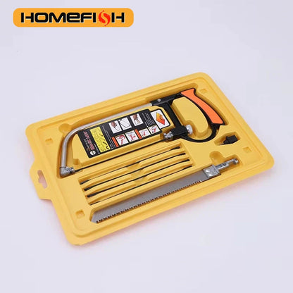 8in1 Saw Multi Purpose Hand DIY Steel Saw Metal Wood Glass Saw Kit 6 Blades Woodworking Metalworking Model Hobby Tool    Home Decor Supply | Online Retail | ShoreShopper.com