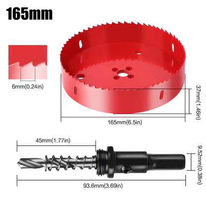 1pc 15-200mm M42 Bi-Metal Hole Saw HSS Drill Bit for Metal Iron Aluminum Stainless Plastic DIY Wood Cutter Tools    Home Decor Supply | Online Retail | ShoreShopper.com