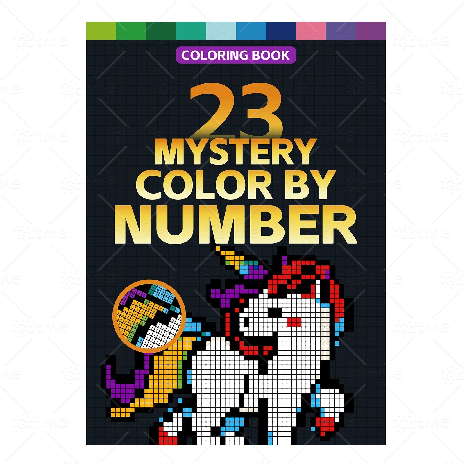 MYSTERY COLOR BY NUMBER Cartoon Animal artwork by digital adult Coloring Book DIY Painting Drawing Coloring By Num    Home Decor Supply | Online Retail | ShoreShopper.com