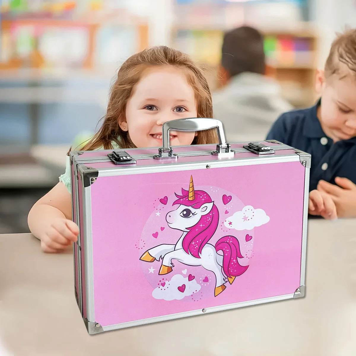 145 aluminum box art supplies for elementary school students, painting tools, children's brush sets, Christmas and New Year gift    Home Decor Supply | Online Retail | ShoreShopper.com