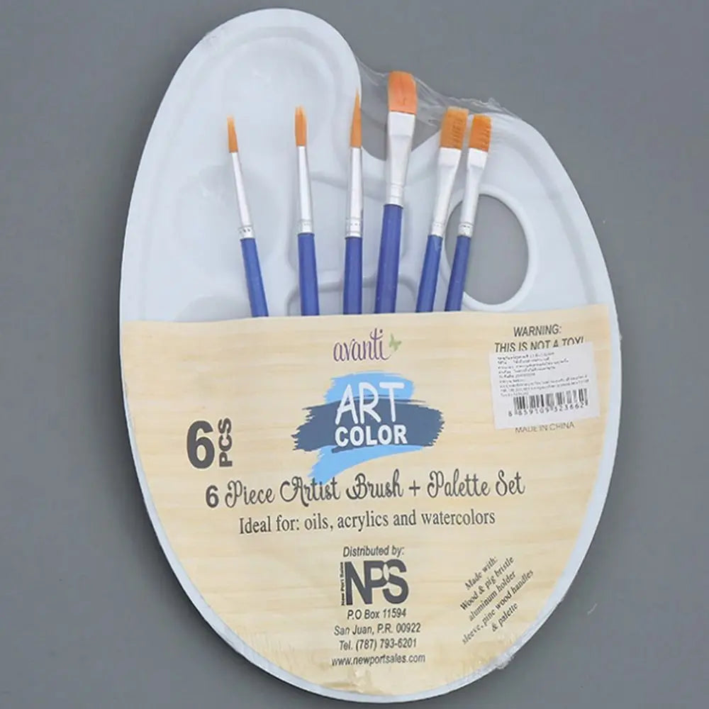 Drawing Artist Gouache Brush Student Art Painting Supplies Oil Painting Palette Art Oval Palette Brush Set Watercolor Tray    Home Decor Supply | Online Retail | ShoreShopper.com