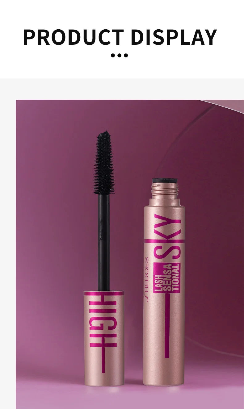4D Mascara Lengthening Waterproof Thick Curling Lasting Eyelash Extension Black Mascara Natural Eyelash Enhance Cosmetics Makeup - ShoreCo.Shop