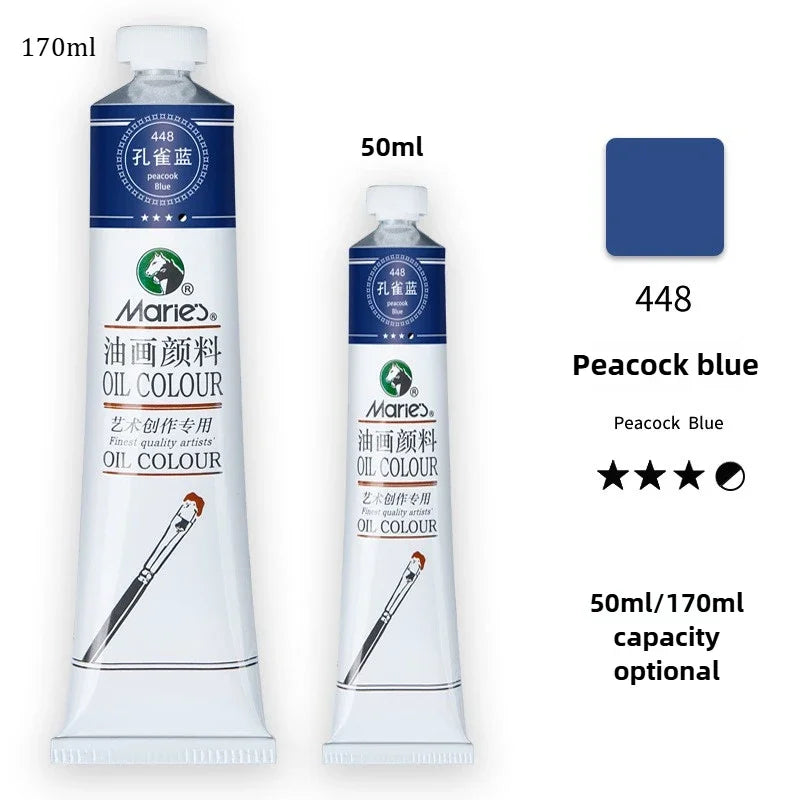 Marie's Oil Paint 170ML Oil Painting Art Creation Pigment Large Oil Paint Paint Single Commonly Used 24 Colors    Home Decor Supply | Online Retail | ShoreShopper.com