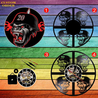 The Kitchen The Heart Of The Home Inspired Vinyl Record Clock Modern Design Vinyl Wall Watch Kitchen Decor Noiseless Timepieces    Home Decor Supply | Online Retail | ShoreShopper.com