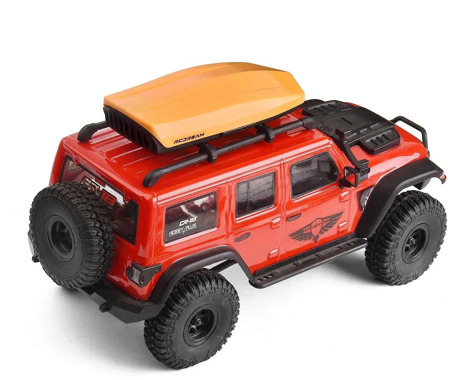 RCDream 1/18 Scale Roof Rack Roof Box for 1/18 1/24 1/12 RC Crawler Truck TRX4M Bronco AX24 #18R004