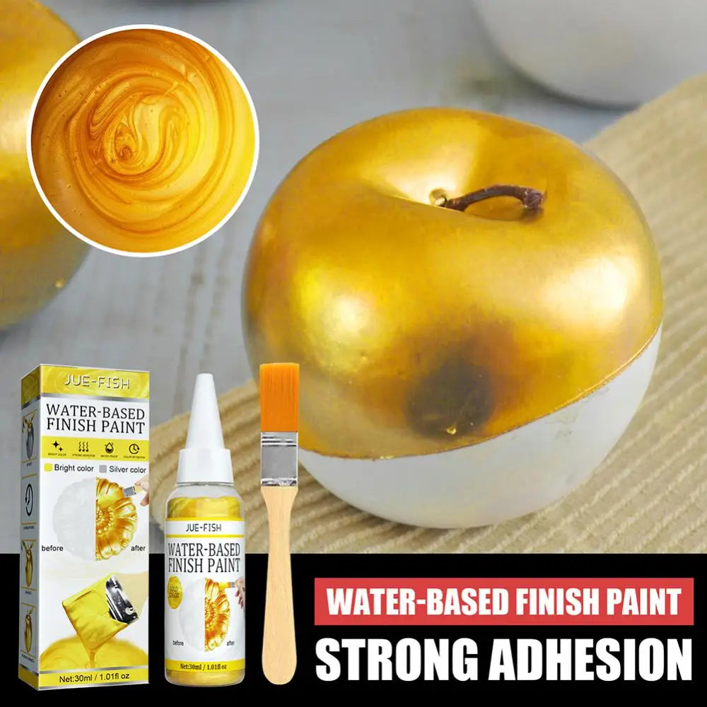 30ml Gold Paint Metallic Acrylic Paint Waterproof Not Faded For Statuary Coloring DIY Hand Clothes Painted Graffiti Pigments    Home Decor Supply | Online Retail | ShoreShopper.com