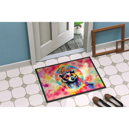 New Hippie Animal Badger Doormat Non Slip Washable Low Pile 18H X 27W Indoor Outdoor Entryway Rug Front Door Mat    Home Decor Supply | Online Retail | ShoreShopper.com