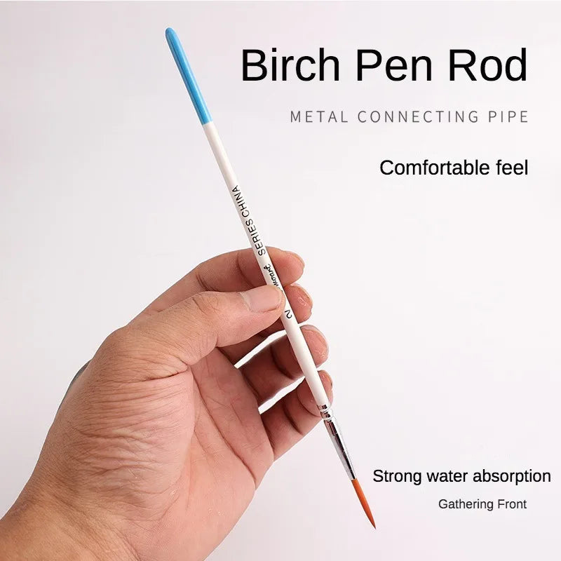 Artist Paint Brush 6 Pcs Set Thin Pen Extra Long Fine Point Liner Tip #000#00#0#1#2#3, Scale Models Nail Acrylic Oil Watercolor    Home Decor Supply | Online Retail | ShoreShopper.com