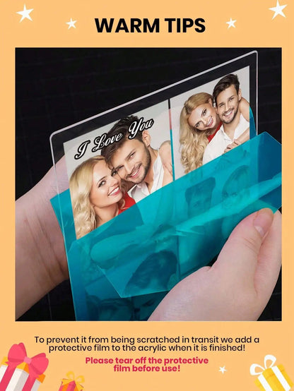 Custom Mother Father Day Acrylic Plaque Personalized Photo Text with Quote Gift for Mom Dad Grandma Grandpa Anniversary Birthday    Your Coastal Marketplace | Shoreshopper.com