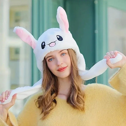 Headwear Daily  Supplies Party Home LED Funny Glowing And Ear Moving Bunny Hat Cap For Women Girls Cosplay Party Holiday Hat    Your Coastal Marketplace | Shoreshopper.com