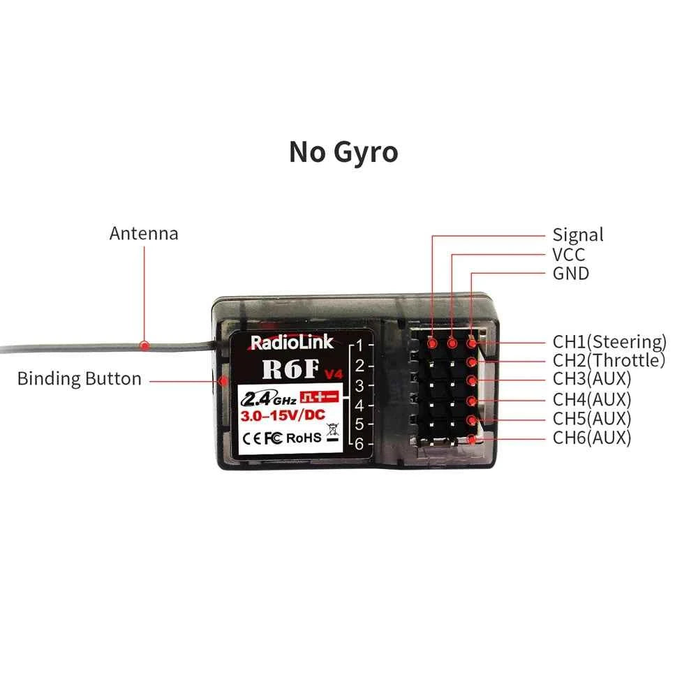 RadioLink RC Receiver R8FGH R8FG R8EF R8FM R8SM R8XM R7FG R6F R4FGM 2.4G Receiver for RC Transmitter RC8X/T8FB/T8S/RC6GS/RC4GS
