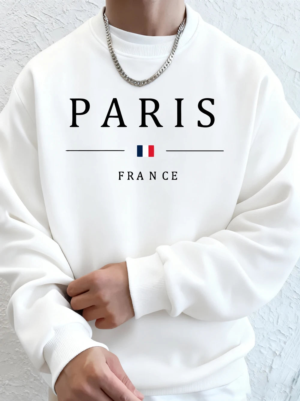 Paris France Flag Printing Men'S Hoodies Autumn Oversize Sweatshirt Hip Hop Crewneck Fleece Warm Streetwear Street Men Clothes    Home Decor Supply | Online Retail | ShoreShopper.com