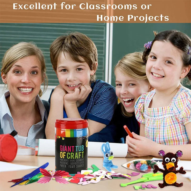 Arts and Crafts Supplies for Kids DIY Crafting School Kindergarten Homeschool Supplies Arts Set Toys for Children    Home Decor Supply | Online Retail | ShoreShopper.com