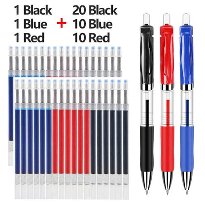 43 PCS Gel Pens & Refills Set Stationery Kawaii writing pen Black/red/blue ink 0.5 mm blue ballpoint pen Office school supplies    Home Decor Supply | Online Retail | ShoreShopper.com