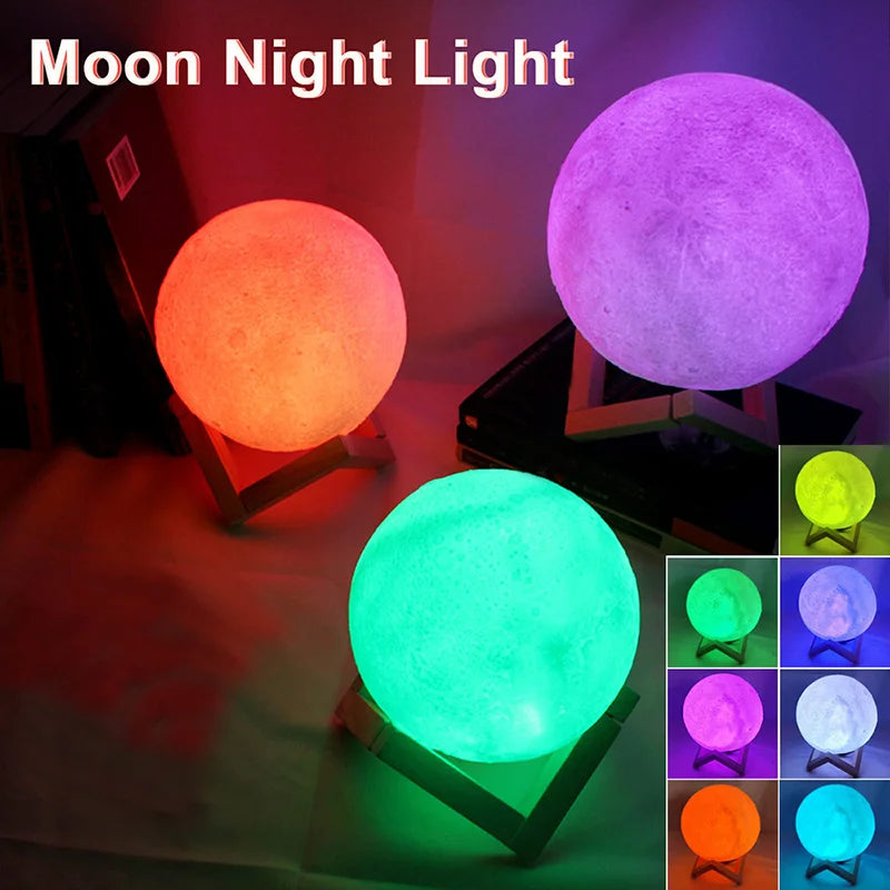 Book Light LED Moon Light Galaxy Light, Moon Night Light, Girl, Boy, Child Birthday Gift, Bedroom Decoration Indoor lighting - ShoreCo.Shop