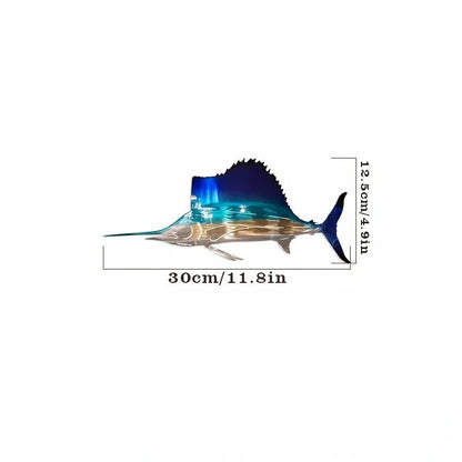 Metal Crafts Swordfish Jellyfish Turtle Home Decoration Art Wall Decoration Ornaments Popular Iron Art, Wall decoration, Artwork    Your Coastal Marketplace | Shoreshopper.com