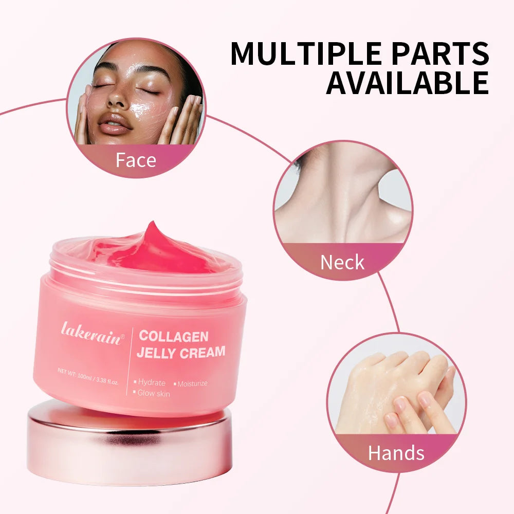 Anti Aging Collagen Face Cream 100ml Niacinamide Moisturizer Hydrating Gel For Tightening Soothing Firmness Skincare - ShoreCo.Shop