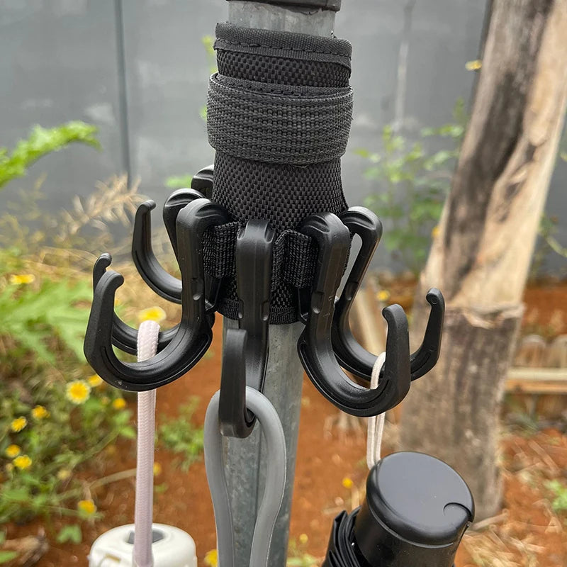 Durable Beach Umbrella Hanging Hook 6 Hooks Beach Accessories Towels Camera Bags Clothes Hanger Camping Holder Trip Clip    Your Coastal Marketplace | Shoreshopper.com