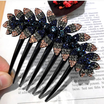 Headwear Elegant For Girls Ponytail Holder Flower Leaves Women Hair Comb Hair Claws Korean Barrettes Hair Clips    Your Coastal Marketplace | Shoreshopper.com