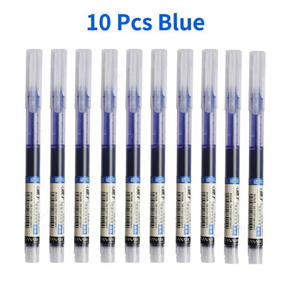 10Pcs/set High Quality Needle Type Gel Pens Straight Liquid Ballpoint Pen Kawaii Stationery School Office Supplies Writing    Home Decor Supply | Online Retail | ShoreShopper.com