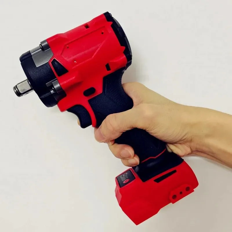 Brushless Impac Wrench 500N.m Electric Driver 1/2" Repair Cordless Screwdriver 4 Gears Power Tools for Milwaukee 18V Battery - ShoreCo.Shop