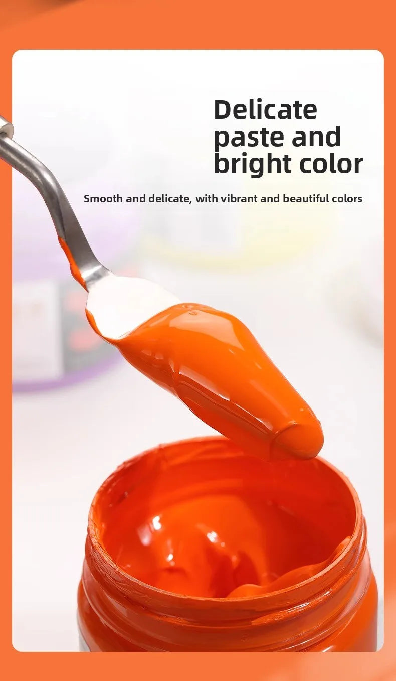 500/300/100/50ml 48 Colors Waterproof Acrylic Paint Professional Grade Pigments Art Painting Pigment Stationery School Supplies    Home Decor Supply | Online Retail | ShoreShopper.com