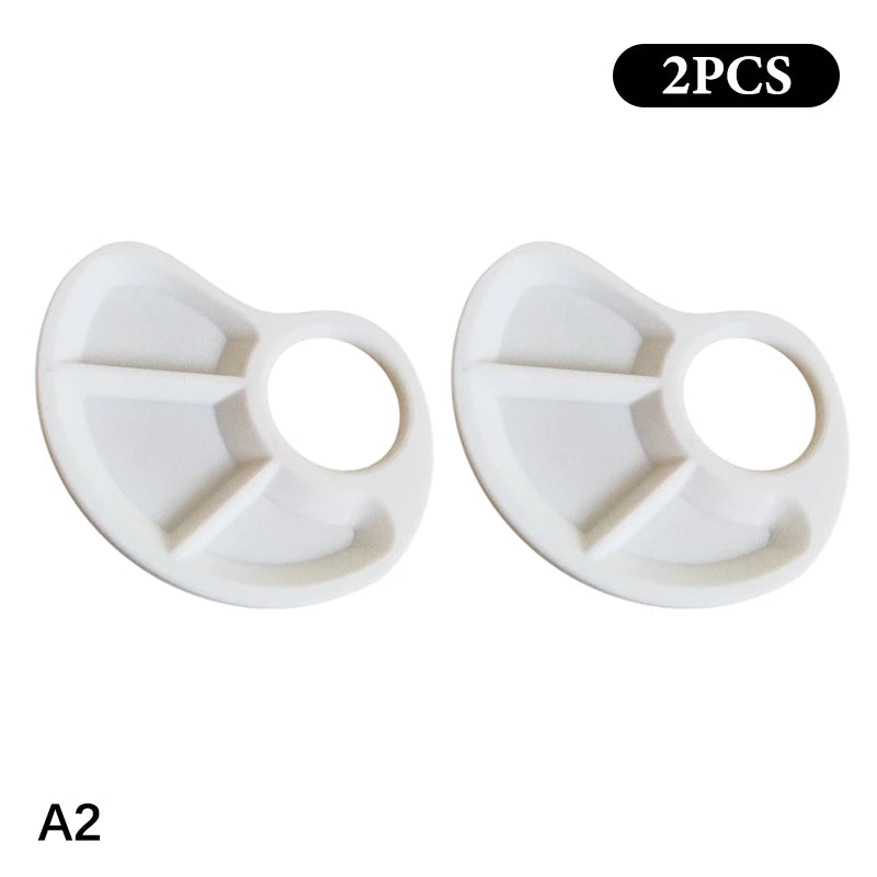 Ergonomic Thumb Palette Petite Paint Palette Smooth Surface for Artists Outdoor Painting Home Crafts School Art Classes    Home Decor Supply | Online Retail | ShoreShopper.com