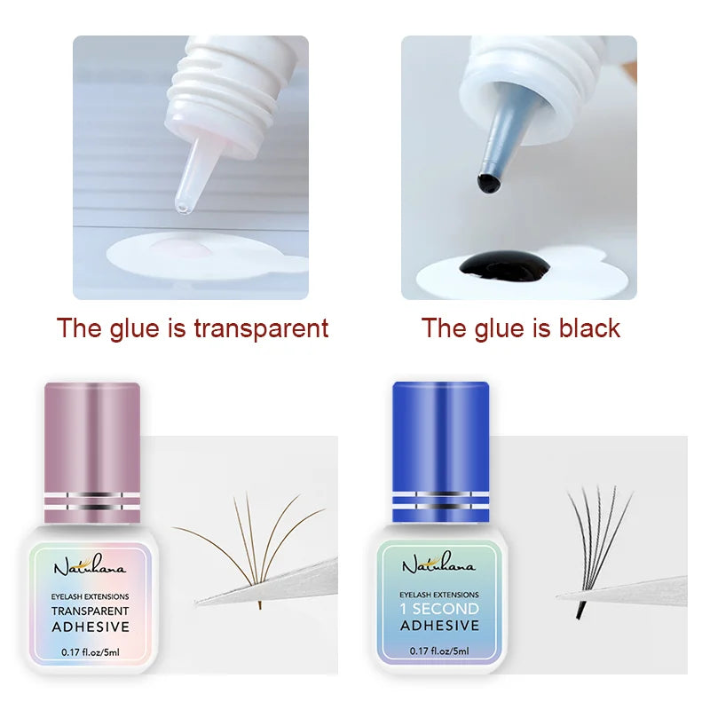 Professional 5ml 0.3S 0.5S 1S 2S 3S Eyelash Glue Fast Drying Strong False Eye Lash Extension Glue Adhesive - ShoreCo.Shop
