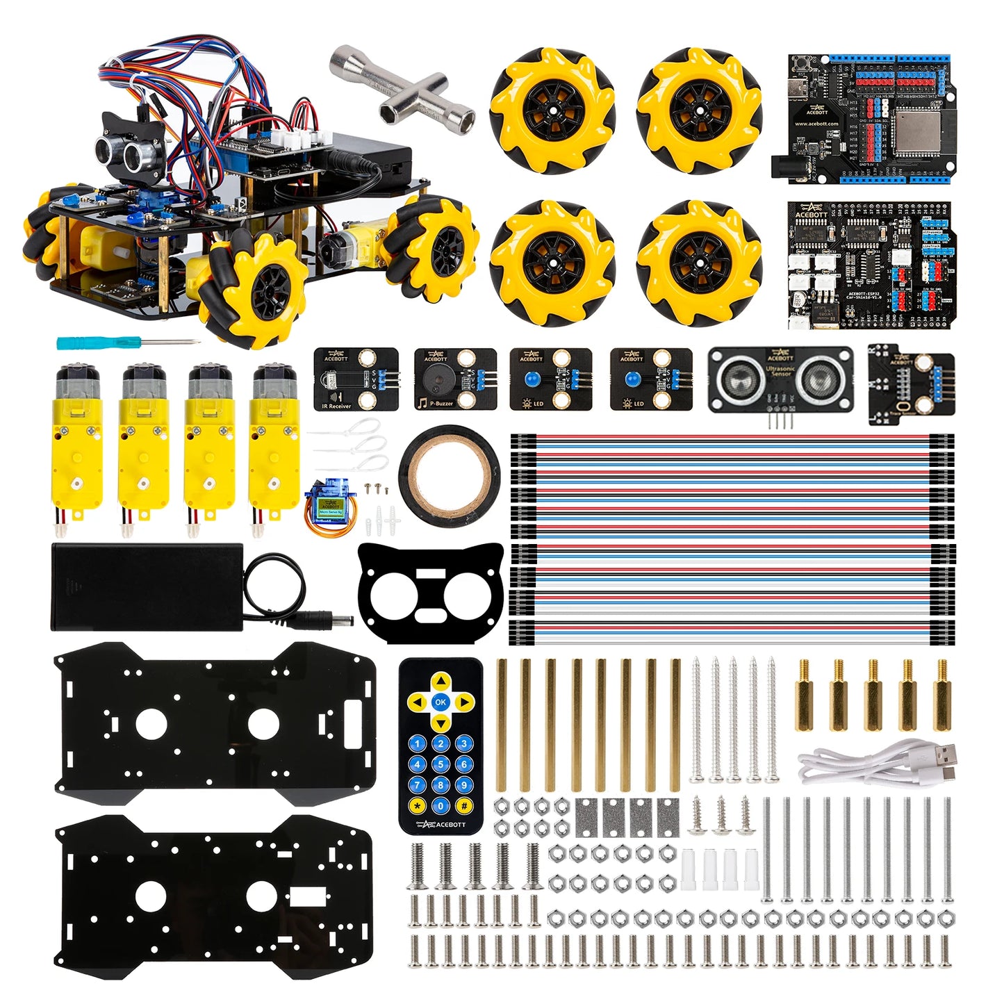 ESP32 Smart Robot Car Kit  Remote Control Car for Arduino Programming Project STEM Education Science Coding Kit - ShoreCo.Shop