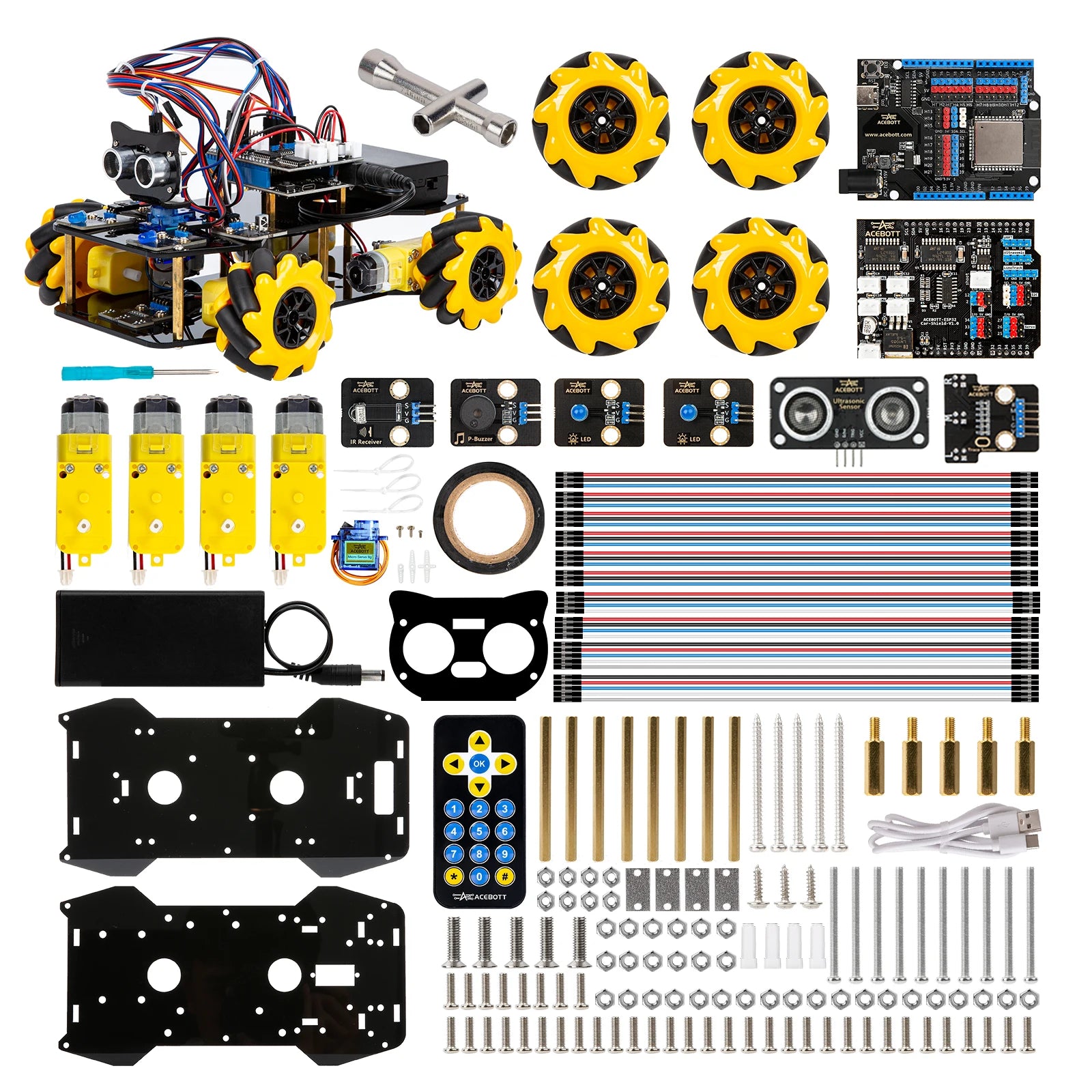 ESP32 Smart Robot Car Kit  Remote Control Car for Arduino Programming Project STEM Education Science Coding Kit - ShoreCo.Shop