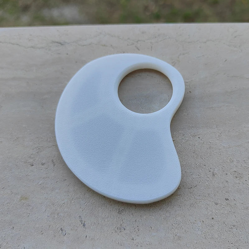 Ergonomic Thumb Palette Petite Paint Palette Smooth Surface for Artists Outdoor Painting Home Crafts School Art Classes    Home Decor Supply | Online Retail | ShoreShopper.com
