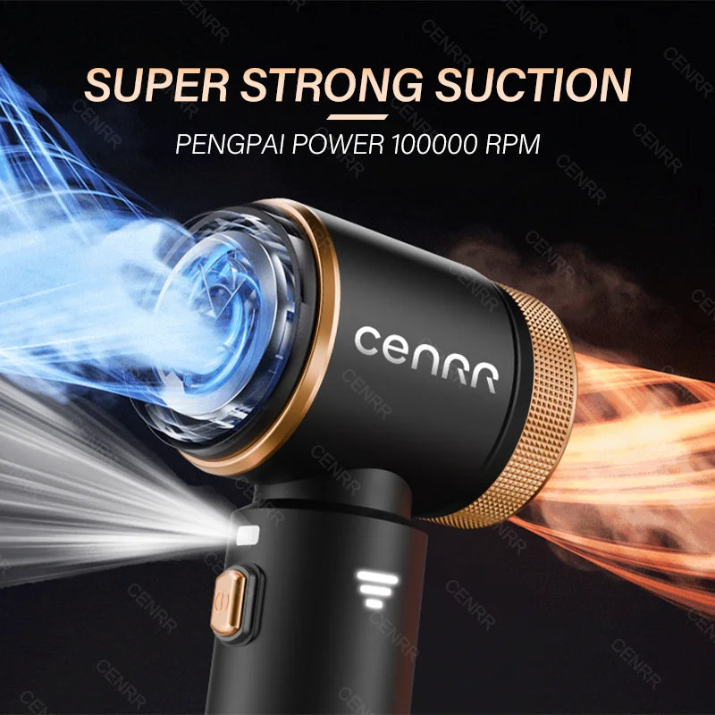 CENRR 2026 Car Vacuum Cleaner Mini 998000PA Cordless Powerful for Home Handheld Blower Car Cleaner Portable Car Vacuum Cleaner - ShoreCo.Shop