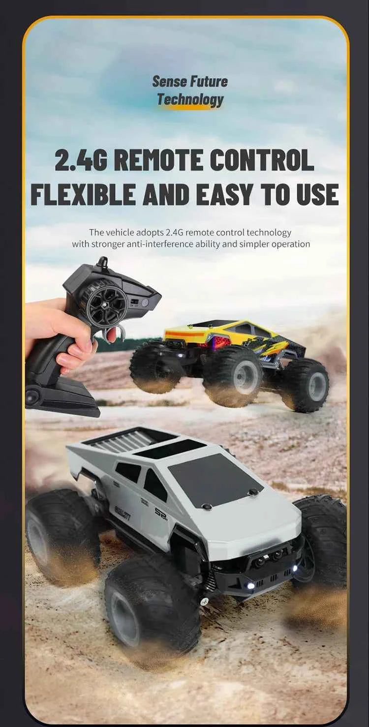RC remote control car four-wheel drive climbing off-road car drifting amphibious pickup racing toy gift