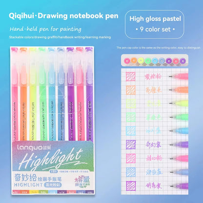 Languo 27-207 Colors Of One Set Drawing Handbook Pens Student DIY Graffiti Multi-Color Gel Pen Writing Marker Stationery    Home Decor Supply | Online Retail | ShoreShopper.com