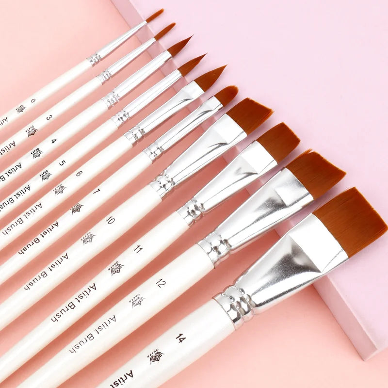 10pcs Multifunctional Art Painting Brushes Set Artist Art Painting Hook Line Watercolor Gouache Oil Painting Brush Art Supplies    Home Decor Supply | Online Retail | ShoreShopper.com