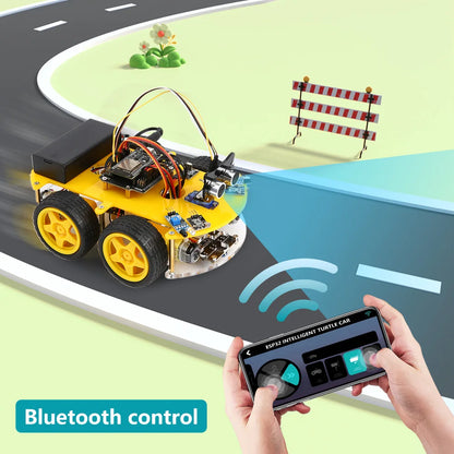 ESP32 Smart Robot Car Kit  Remote Control Car for Arduino Programming Project STEM Education Science Coding Kit - ShoreCo.Shop