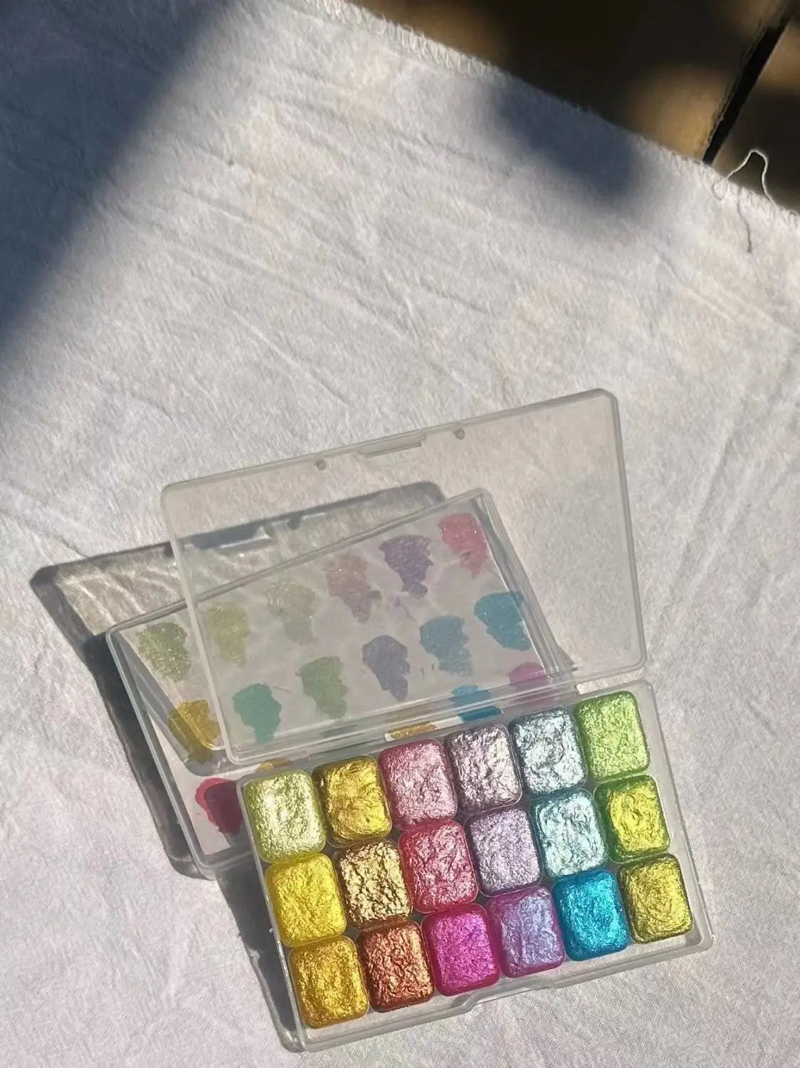 Master Grade 16 Colors Pearlescent Solid Watercolor Paint Mineral Nail Art Flower Painting Dyeing Tool Thangka ES    Home Decor Supply | Online Retail | ShoreShopper.com