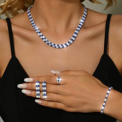 European Bridal Wedding Jewelry High Quality Earrings, Necklace, Bracelet Set, Evening Dress, Hundred Matching Accessories    Home Decor Supply | Online Retail | ShoreShopper.com