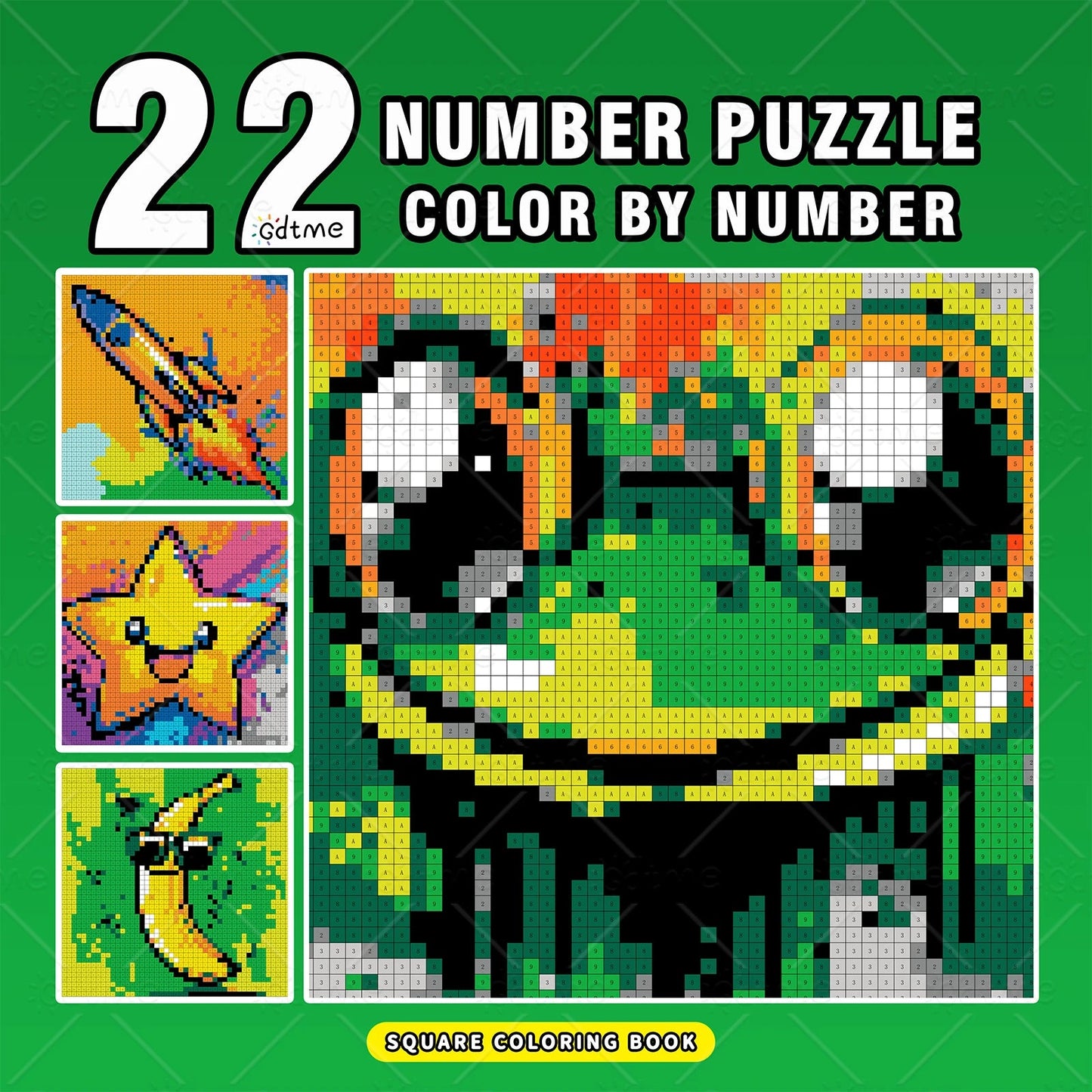 NUMBER PUZZLE COLOR BY NUMBER Coloring Book for Adult and Teen Featuring Relieve Stress Kill Time DIY Painting Drawing    Home Decor Supply | Online Retail | ShoreShopper.com