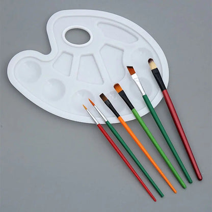 Adults Drawing Artist Coloring Student Art Painting Supplies Watercolor Tray Art Oval Palette Brush Set Oil Painting Palette    Home Decor Supply | Online Retail | ShoreShopper.com